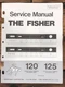 Fisher Model 120 125 Receiver Service Manual *Original*