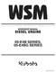 Kubota Engine 05-E4B 05-E4BG Workshop Service Manual 