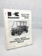 2007 Kawasaki Mule 3010 Trans 4&times;4 Diesel Dealer's Assembly Manual 99931-1465-01
