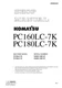 Komatsu PC160LC-7K, PC180LC-7K Hydraulic Excavator Service Manual