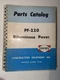 BLAW-KNOX PF-220 Bituminous Paver PARTS BOOK CATALOG MANUAL