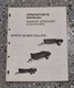 SPERRY NEW HOLLAND OPERATOR'S / OWNERS MANUAL - MANURE SPREADER - 513-519-679