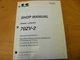 Kawasaki 70ZV-2 Wheel Loader Electrical & Hydraulic Wiring Diagrams Manual