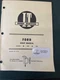 I&T Shop Service Manual FO-36 FORD 1000 1600