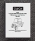 2015 Gas-Diesel Golf Cart Workshop Manual Carryall Club 1500 1700 XRT 1550 WK155