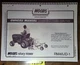 Woods RM48JD-1 Rotary Mower for John Deere 400 Owner Operator & Parts Manual '77