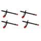 Set of 4 Pencil Injectors Fits Case 1835 1845 1835B 1845B 1845S 580C A140829