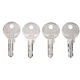 4X Ignition Keys 104466 455 For Skyjack Lift SJIII 3220 3226 4626 4632 SJ8831RT