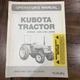 Operator's Manual for Kubota Models L305 L345 L355SS Tractors Original Vintage