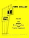 International 500C 500-C  Crawler Tractor Chassis Engine Parts Catalog Manual IH