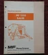 1983 MASSEY FERGUSON MF 1550 ROUND BALER PARTS CATALOG MANUAL CLEAN