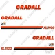 Fits Gradall XL3100 Decal Kit Excavator Decals Reproduction Stickers (XL 3100)