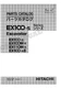 HITACHI EX100-5 EX100M-5 EX110M-5 EX100-5E Excavator Parts Catalog Manual
