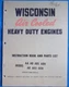 WISCONSIN AA AB ABS ABN AK AKS AKN ENGINE PARTS OPERATION & MAINTENANCE MANUAL