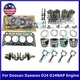 Overhaul Rebuild Kit+crankshaft+connecting rods for Doosan Daewoo D24NAP Engine