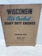  Wisconsin Air Cooled Engine Manual S-7D vintage