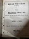 New Idea 530 628 628R 628RA 628B 625 626 Wagon Parts Book Manual AMIL26