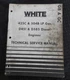 1970's WHITE FIELD BOSS TRACTOR D451 & D585 DIESEL ENGINE SERVICE REPAIR MANUAL