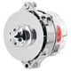 Powermaster Street Alternator 140 Amps Chrome Plated 12V Gm 10Si Case 37294