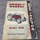 OEM Genuine Original Factory Ford NAA Tractor Owner's Manual Sep 1952