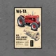 Vintage McCormick W6 TA Tractor Metal Sign Farm Equipment Advertising #772051