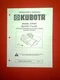 KUBOTA G3200 G4200 G4200H G5200H TRACTOR TILLER ATTACHMENT MODEL G4000 MANUAL