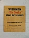 VTG WISCONSIN AIR COOLED HEAVY DUTY ENGINES MODEL TRA-10D TR10D INSTRUCTION BOOK