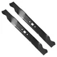 budrash 942-0741A Mulching Blade Fits for 21in - (742-0741A-2 Pack), black