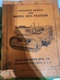 Allis Chalmers MODEL HD 6 TRACTOR Operators Manual TM-123 A U.S.A.