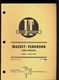MASSEY-FERGUSON I&T SHOP MANUAL MF25 / MF130 TRACTORS / MF-25