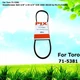 For Toro 71-5381 Snowthrower Belt 3/8" x 34 3/4" CCR 1000 28220 by Pix P-715381