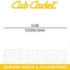 CUB CADET 954-0244 V Belt 1/2 X 40 Pro Performer 5418F 5416R 4816F 4815F 4814R