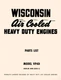 WISCONSIN VP4D Air Cool Heavy Duty Engine Parts Manual