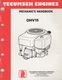 1993 TECUMSEH ENGINES OHV15 MECHANIC'S/SERVICE MANUAL P/N 695795 (135)
