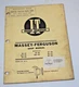 Vintage 1960 I & T Massey-Ferguson Shop Manual - MF 303/404/406/1001, MH333/444