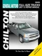 2007-2013 Chevrolet & GMC Full Size Trucks Chilton's Total Car Care Manual 23068