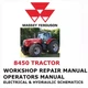 MASSEY FERGUSON 8450TRACTOR MANUAL OPERATORS WORKSHOP REPAIR SERVICE ENGINE PDF