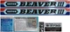 Satoh Beaver III S373D Mitsubishi tractor mower reproduction decal set