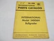 International Harvester Model 340G6H Bullgrader Parts Catalog