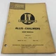 Genuine I&T Allis Chalmers Shop Manual AC-10 1960 D-10 D-12
