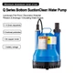 Q Series Plastic Submersible Pump 220V Fully Automatic Bottom Suction Pump