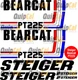 Steiger Bearcat PT225 and other Steiger Tractor  Decal Sets
