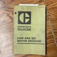 CAT Caterpillar No. 12G 140G OPERATORS GUIDE OPERATION MANUAL MOTOR GRADER BOOK
