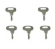 5 Fit Mitsubishi Tractor Ignition Keys some D, MT, MTE, MTX series, S370, S373D