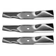 Set of 3 18 5/8" x 13/16" Mower Blades Fits John Deere F620 F710 F725