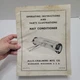 Allis Chalmers Hay Conditioner Operatoring And Parts Illustrations TM-244A