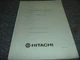 Hitachi UH09 Hydraulic Excavator Components Parts Catalog Manual P7509-1 xz