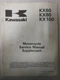 Kawasaki Factory Service Manual Supplement 1989 KX60 KX80 KX100 99924-1123-51