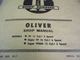 I&T O-07 Oliver Tractor Repair Shop Service Manual Model 99 Super 99 Models