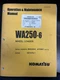 komatsu operation and maintenance manual WA250-6